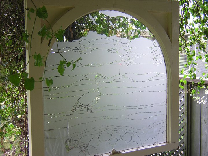 Etching Vertical Surfaces