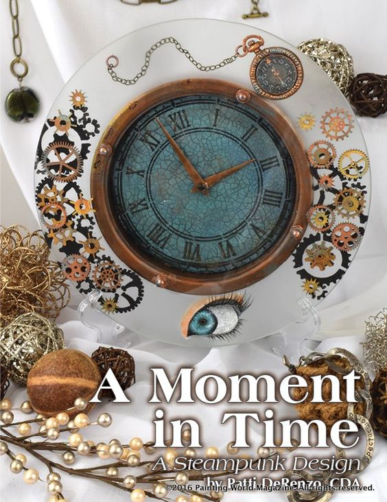 A Moment in Time Steampunk Clock
