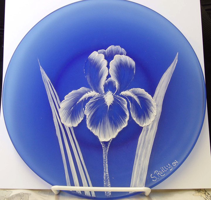 Etched Plate with Dimensional Iris