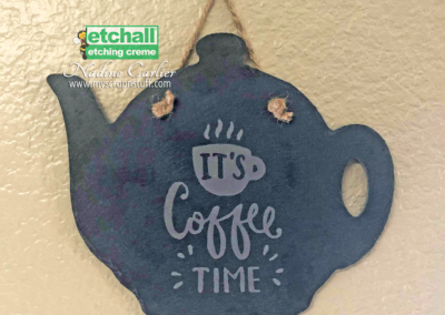 It’s Coffee Time Slate Sign