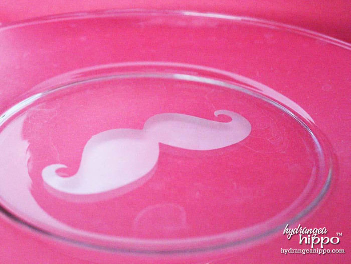 Etched Mustache Plate