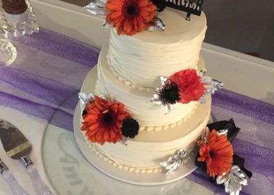 Etched Wedding Cake Platter