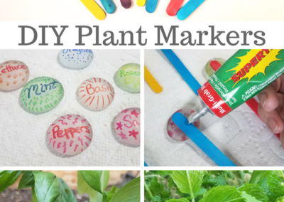 DIY Garden Markers from Dollar Tree Items
